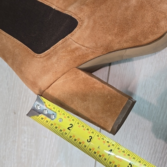 Steve Madden Women Subtle Chestnut Leather Pointed toe heels shoes boots sz 10M - Picture 10 of 15